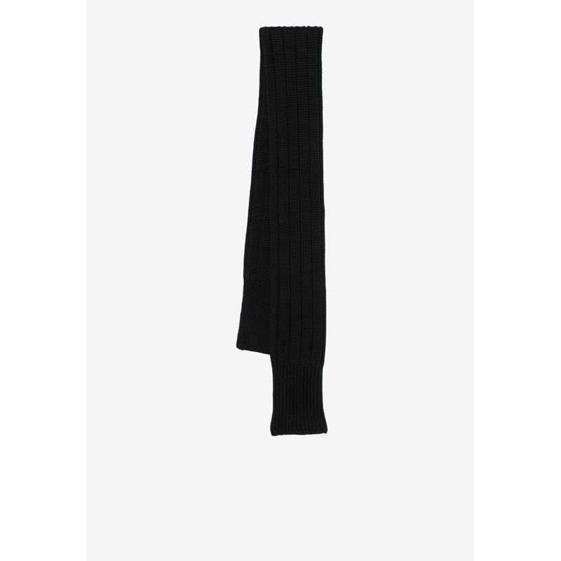 Ribbed Wool Scarf