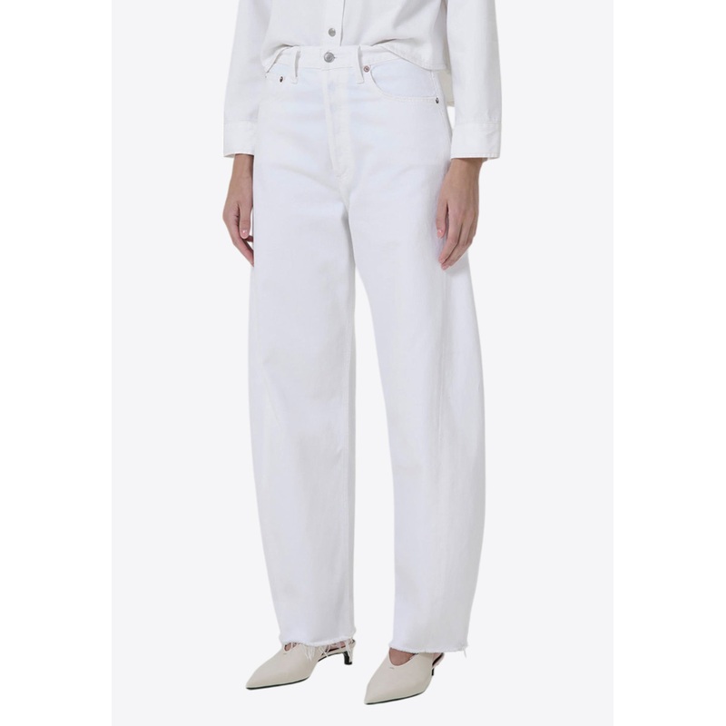 Luna Bowed-Leg Jeans