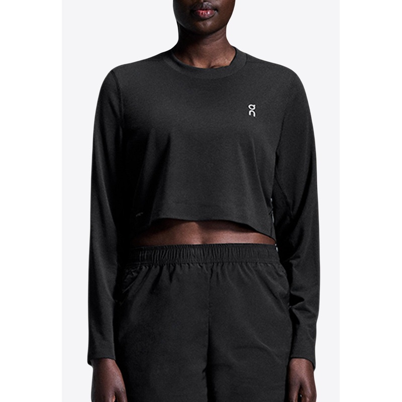 Active Long-Sleeved Cropped T-shirt