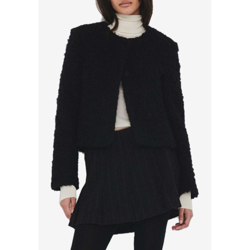 Vienna Collarless Knit Jacket