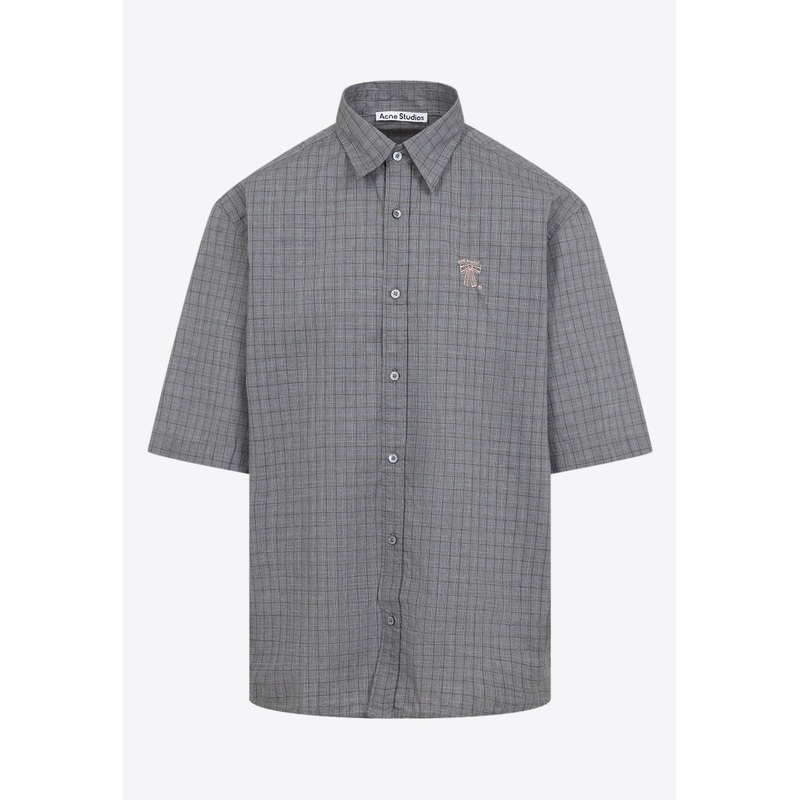 Micro Check Short-Sleeved Shirt