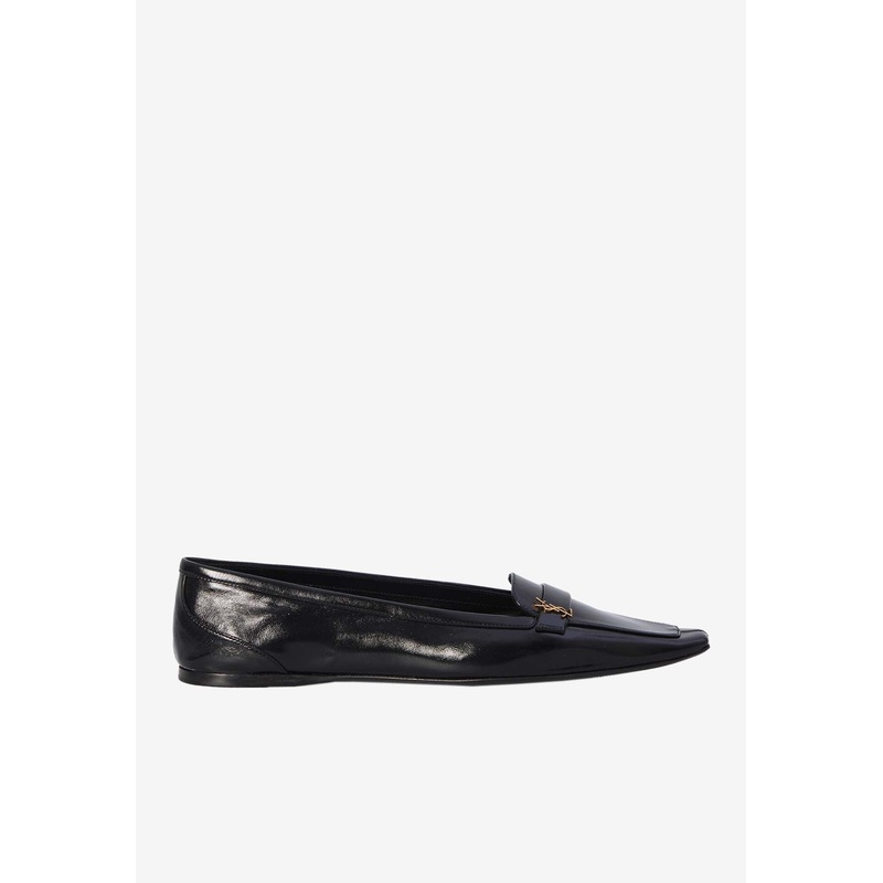Poppy Calf Leather Ballet Flats