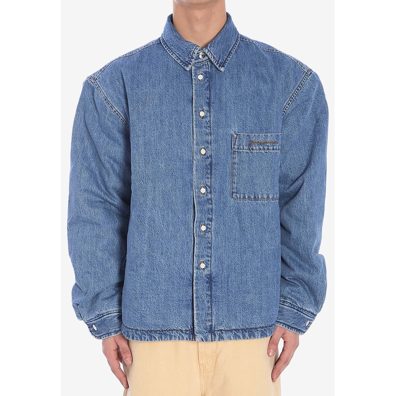 The Boulanger Puffed Denim Overshirt