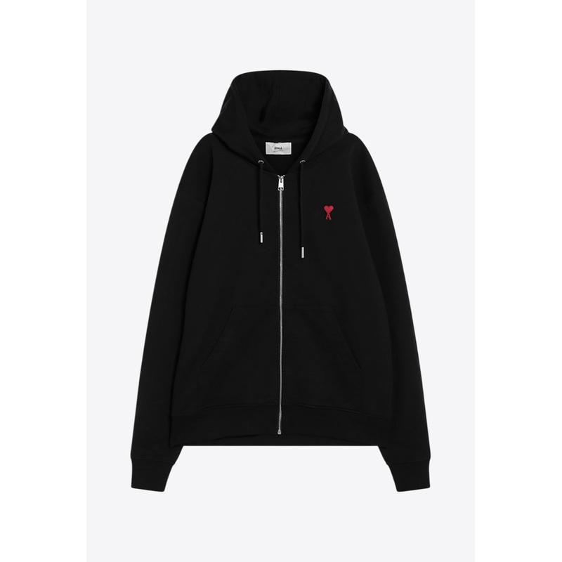 Ami De Coeur Zip-Up Hooded Sweatshirt