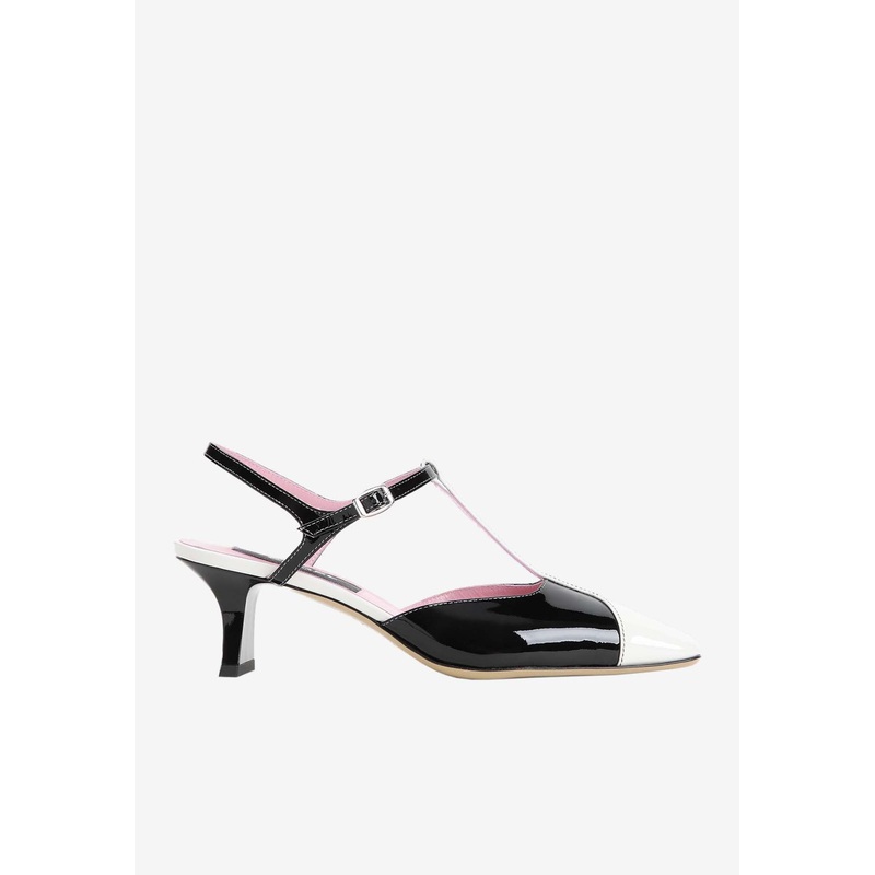 Isadora 55 Patent Leather Slingback Pumps