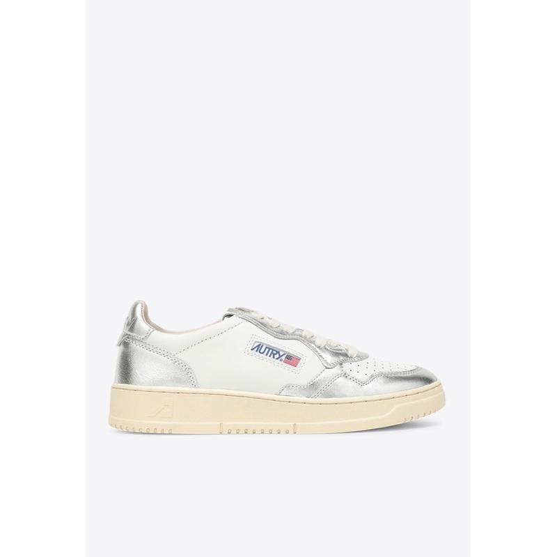 Low Medalist Leather Sneakers
