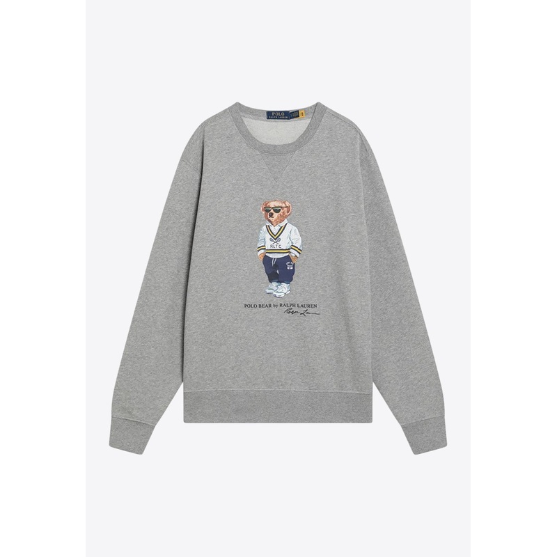 Polo Bear Print Sweatshirt