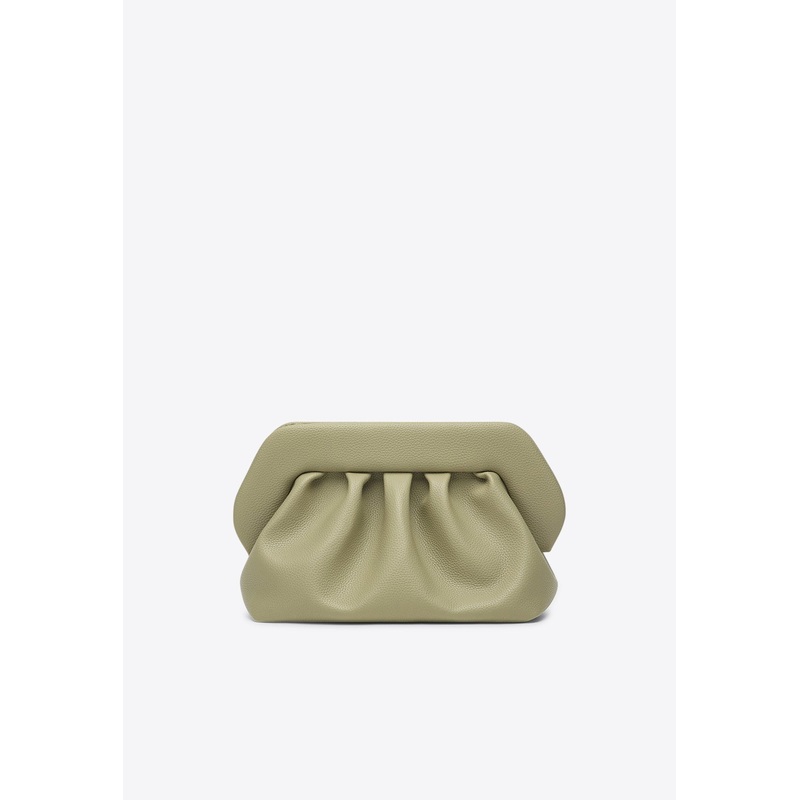 Woven Leather Clutch Bag
