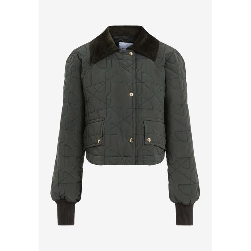 Cropped Quilted Jacket