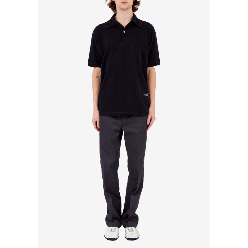 Logo Print Short-Sleeved Polo T-shirt