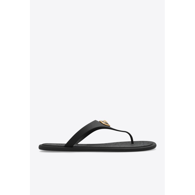 Alia Flat Rubber Thong Sandals