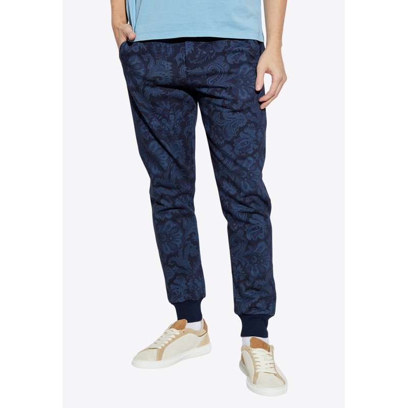 Paisley Jacquard Track Pants