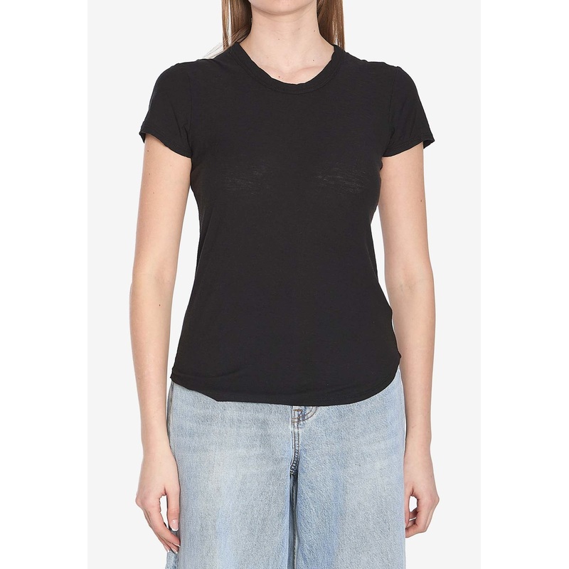 Sheer Slub Crewneck T-shirt