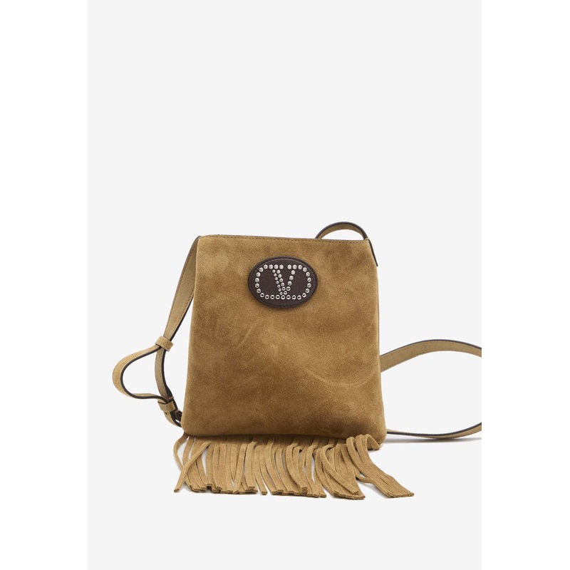 Small Nellcote Suede Shoulder Bag