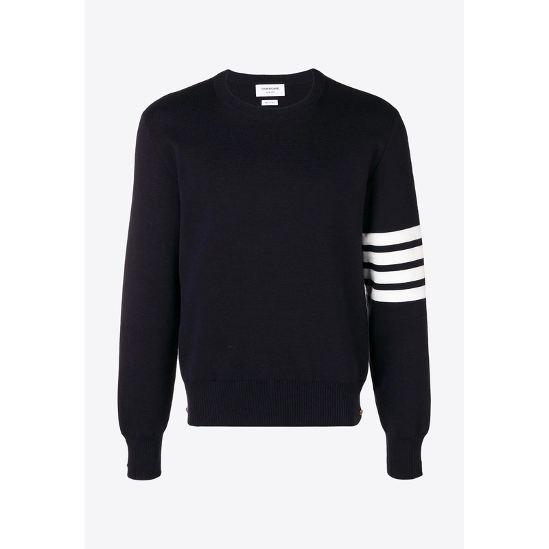 4-bar Stripes Milano Stitch Sweater