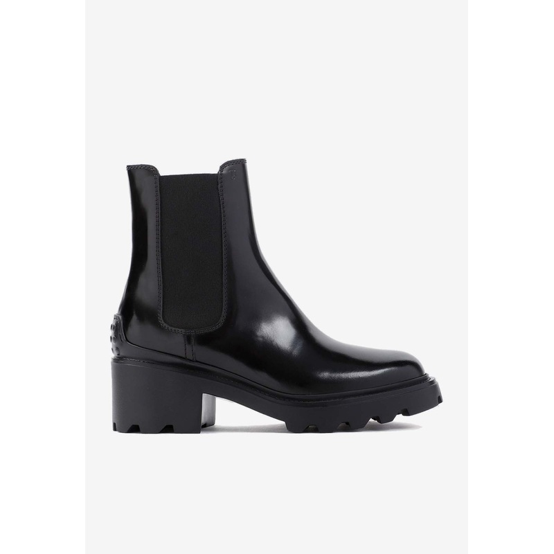 60 Patent Leather Chelsea Boots