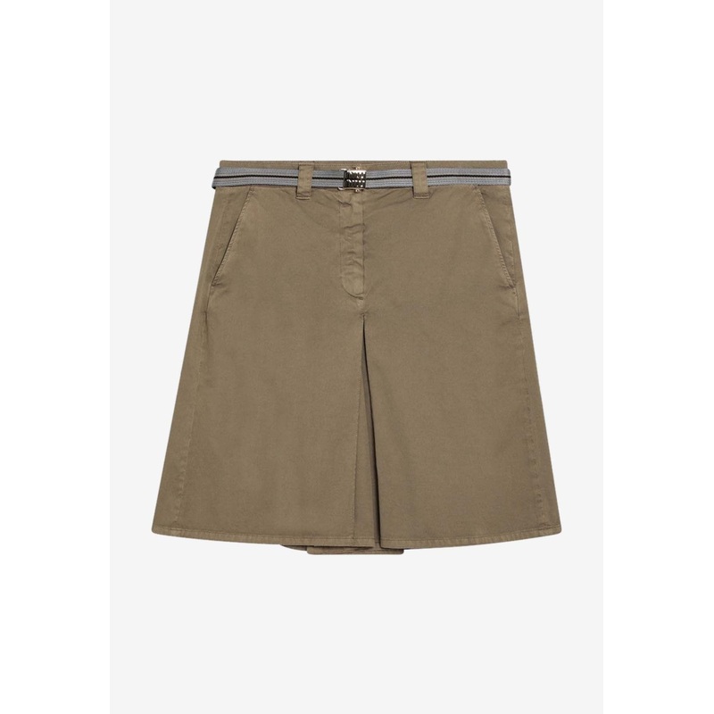 Logo Embroidered Mini Skirt