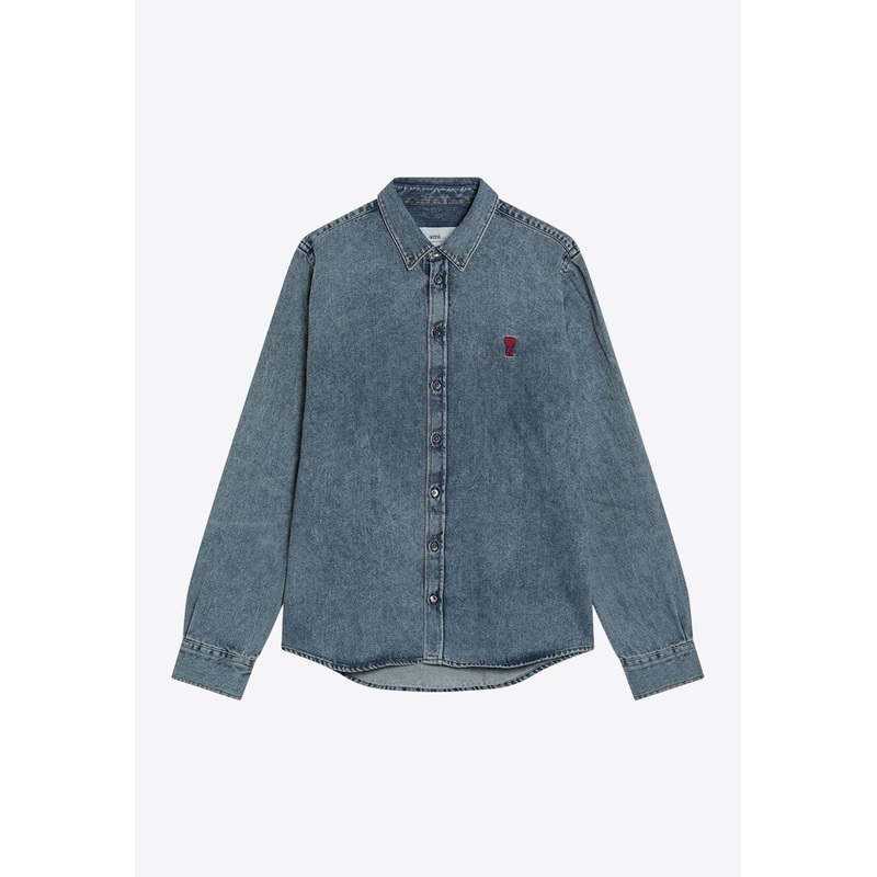 Ami De Coeur Long-Sleeved Denim Shirt