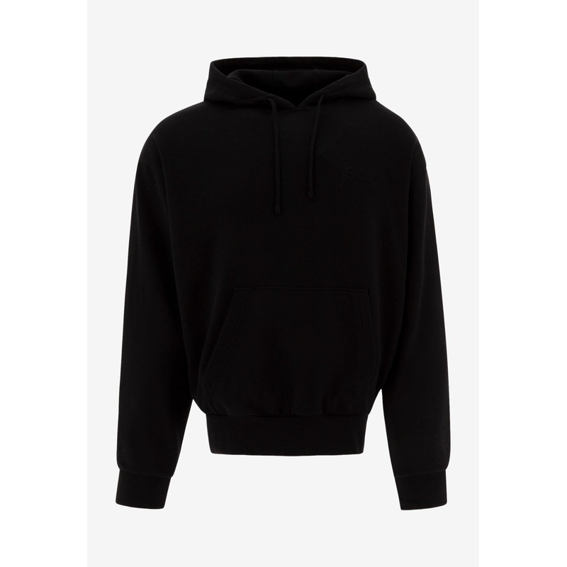 Baroque Embossed Hooded Sweatshirt
