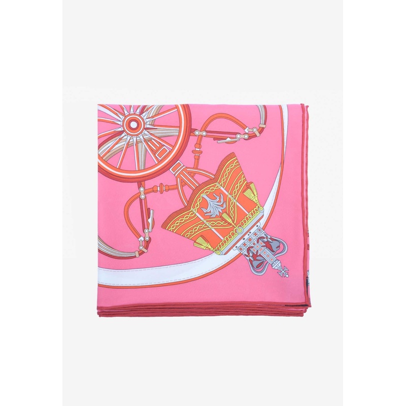 Stately Wheels Silk Scarf