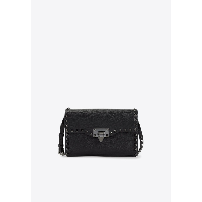 Small Rockstud Leather Shoulder Bag