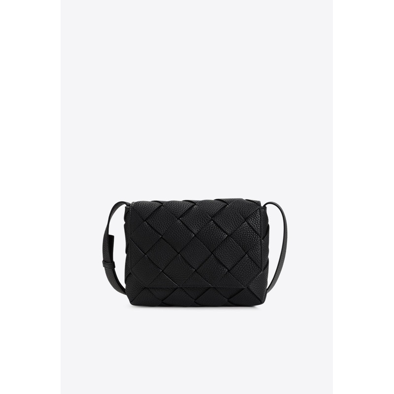 Diago Intrecciato Leather Messenger Bag
