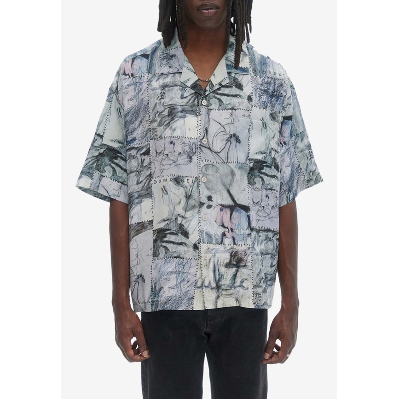 Montage Printed Patchwork Shirt