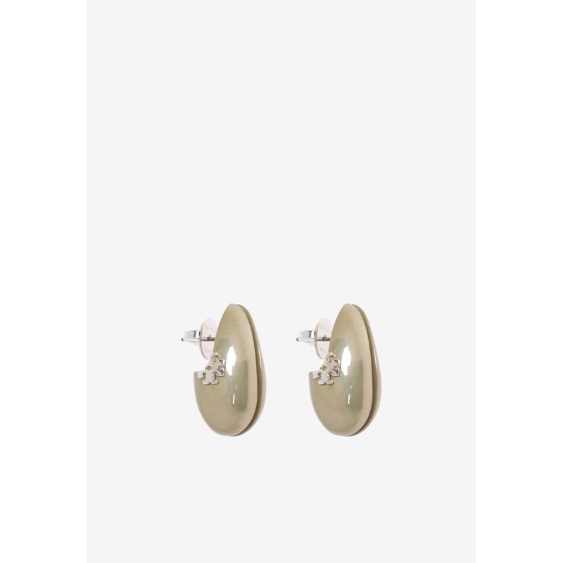 Small Wave Logo Earrings