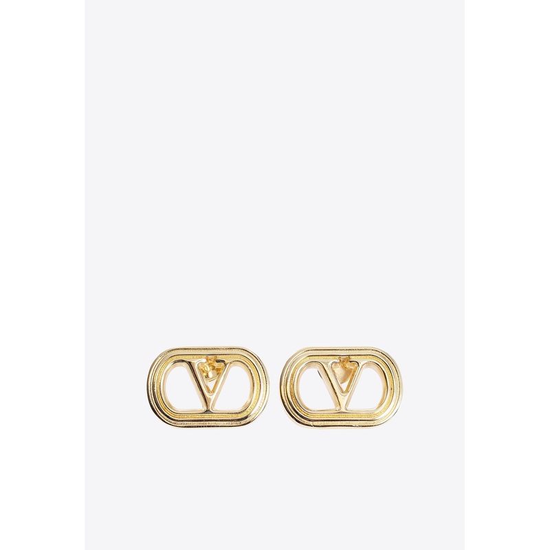 Ovalette VLogo Earrings
