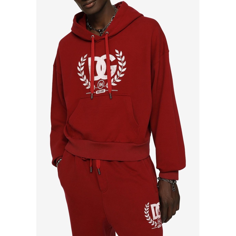 Logo-Print Hooded Sweatshirt