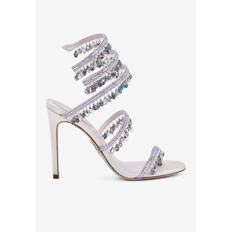 Chandelier 105 Crystal-Embellished Sandals