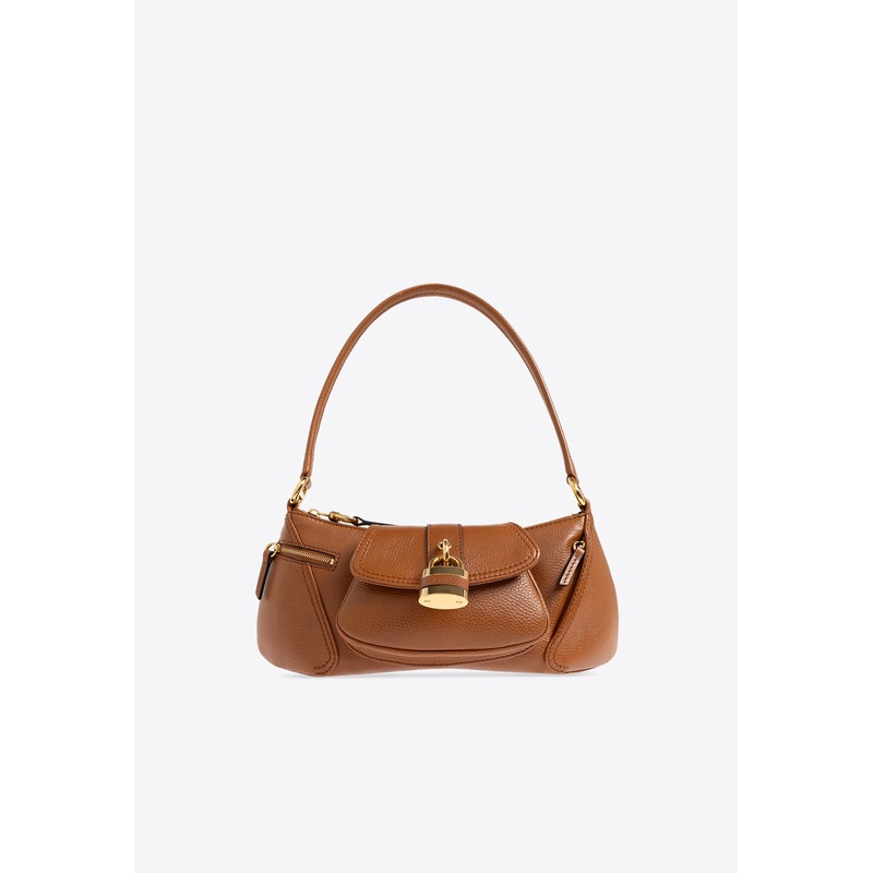 99 Shoulder Bag in Grained Leather