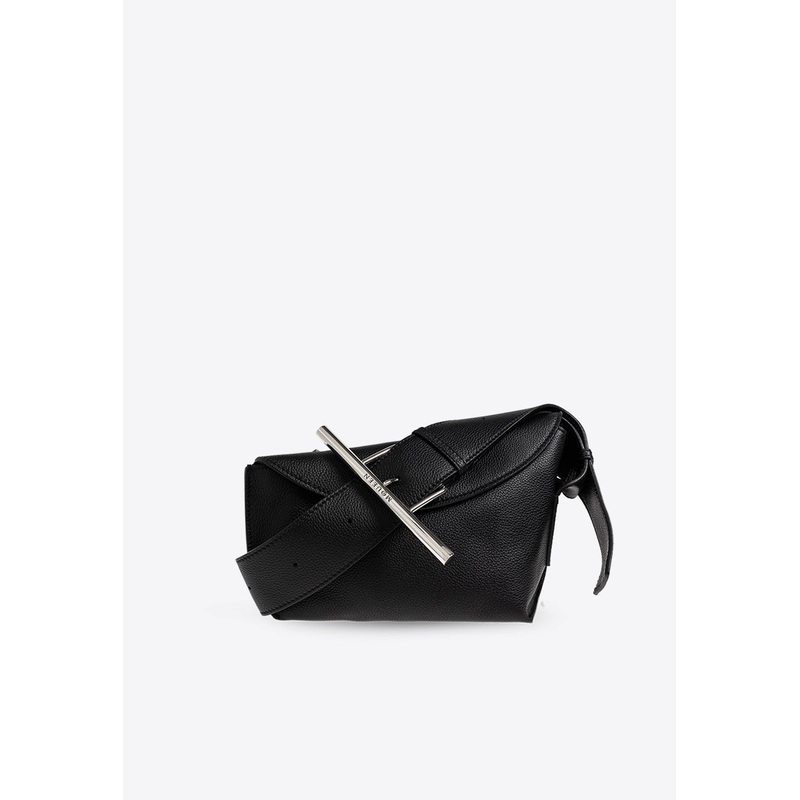 Asymmetrical Leather Crossbody Bag