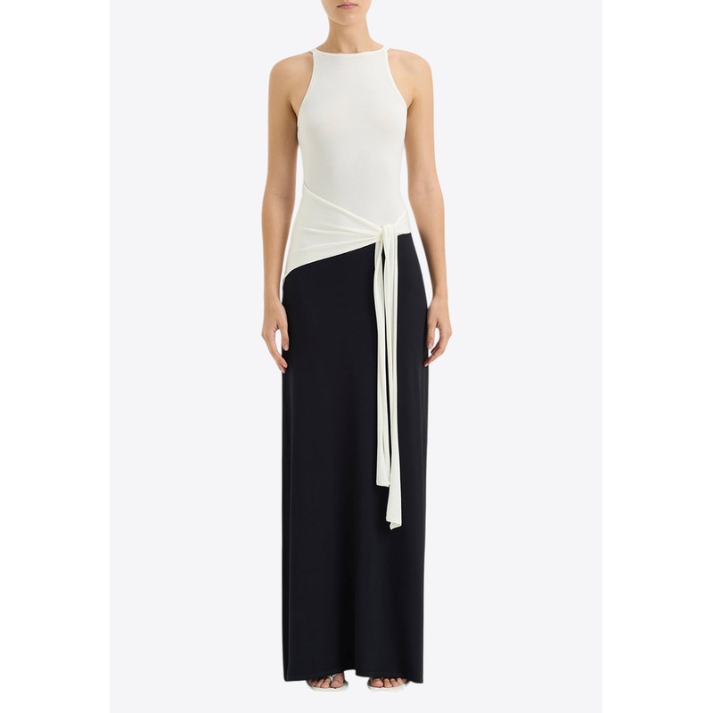 Emery Tie-Waist Maxi Dress